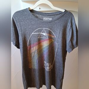 Lucky Brand Pink Floyd Vintage Style Gray T-Shirt Size L